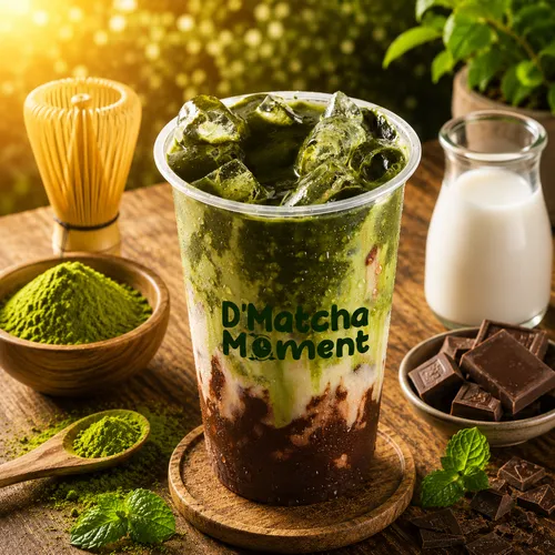 Chocolate Matcha Latte